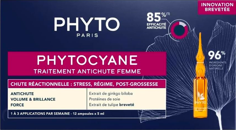 Phytocyane Traitement Chute Reactionnel. Amp12x5ml - Afbeelding 5