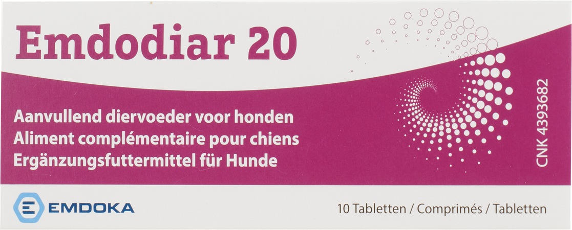 Emdodiar 20 Aanvullend Diervoed. Hond Comp 10 - Afbeelding 3