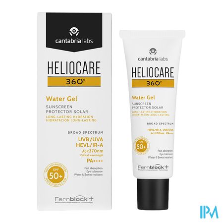 Heliocare 360 Water Gel Spf50+ 50ml - Afbeelding 4