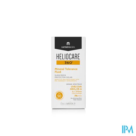 Heliocare 360° Mineral Tolerance Fluid Ip50 50ml - Afbeelding 2