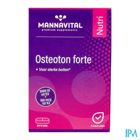 Mannavital Osteoton Forte Comp 60 - Afbeelding 3