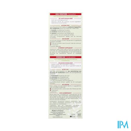 Mustela Mat A/striemen Olie 105ml - Afbeelding 3