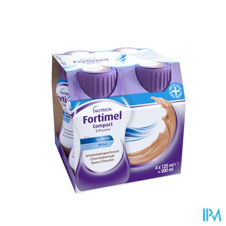 Fortimel Compact 2.4kcal Chocolade 4x125ml - Afbeelding 3