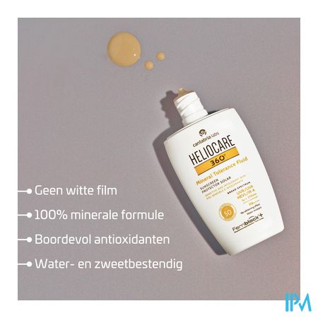Heliocare 360° Mineral Tolerance Fluid Ip50 50ml - Afbeelding 8