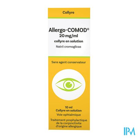 Allergo Comod 2% Collyre 10 Ml - Afbeelding 2