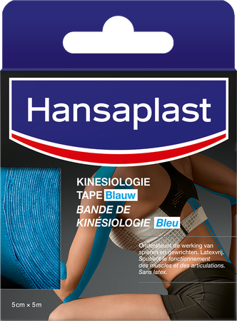 Hansaplast Kinesiologietape Blauw - Afbeelding 4