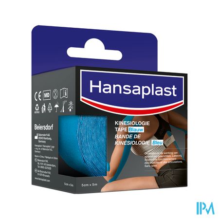 Hansaplast Kinesiologietape Blauw - Afbeelding 3