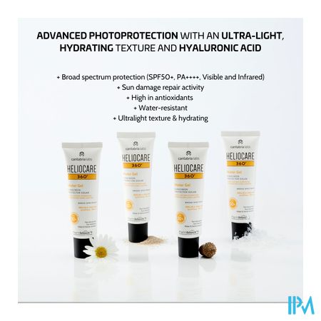 Heliocare 360 Water Gel Spf50+ 50ml - Afbeelding 7