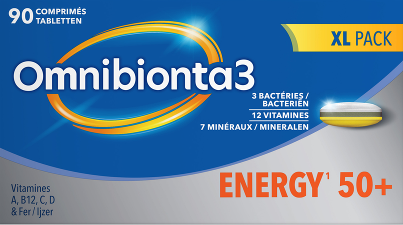 Omnibionta 3 Energy 50+ Tabl 90 - Afbeelding 3