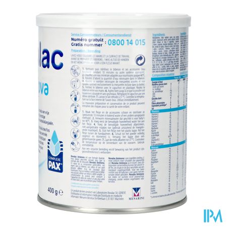 Novalac Aminova 0-36m Pdr 400g Nf - Afbeelding 8