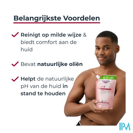 Eucerin Ph5 Douchegel Olie Navulling 400ml - Afbeelding 4