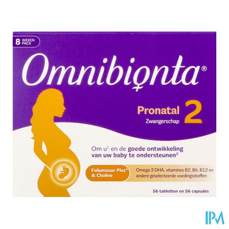 Omnibionta Pronatal 2 Zwanger 8wek Tabl 56+caps 56 - Afbeelding 5