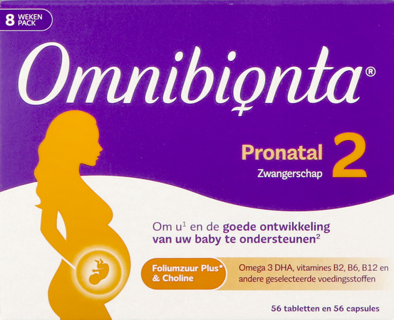 Omnibionta Pronatal 2 Zwanger 8wek Tabl 56+caps 56 - Afbeelding 9