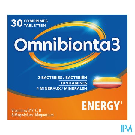 Omnibionta 3 Energy Tabl 30 - Afbeelding 2