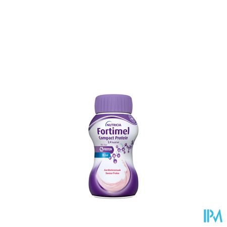 Fortimel Compact Protein 2.4kcal Aardbei 4x125ml - Afbeelding 7