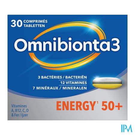 Omnibionta 3 Energy 50+ Tabl 30 - Afbeelding 2