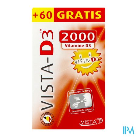 Vista D3 2000 Promo Smelttabl 120 + 60 Gratis - Afbeelding 2
