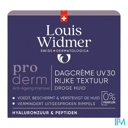 Widmer Proderm Dagcrème Uv 30 Rijke Textuur Zonder Parfum 50ml - Afbeelding 2