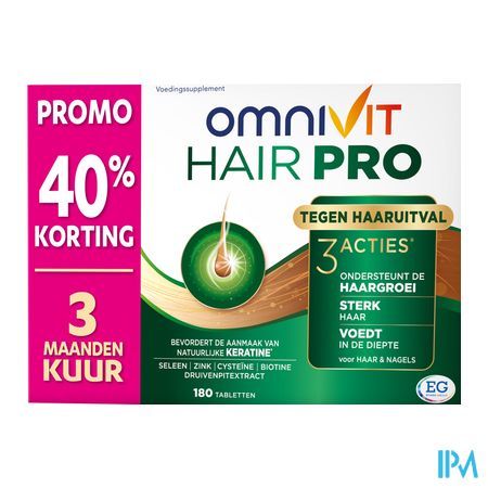 Omnivit Hair Pro Nutri Repair Comp 120+120 Promo - Afbeelding 3