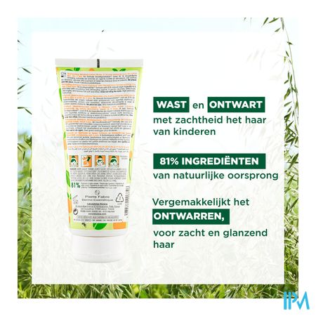 Klorane Petit Junior Sh Perzik Ontwar. 200ml Nf - Afbeelding 9