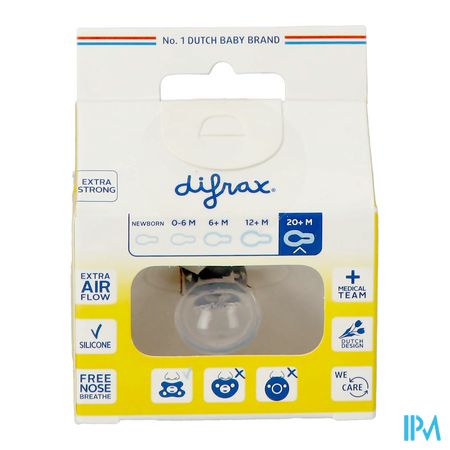 Difrax Fopspeen Natural 20m+ Chocolate Lines - Afbeelding 4