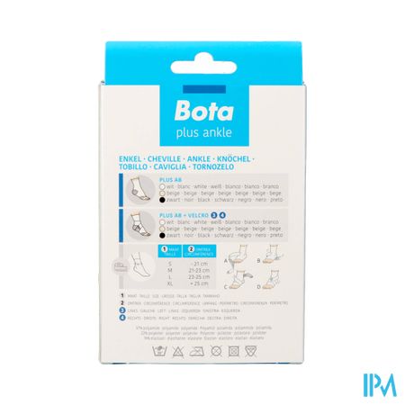 Bota Plus Enkelstuk+velcro Zwart S <21cm - Afbeelding 2