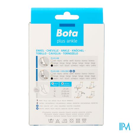 Bota Plus Enkelstuk+velcro Zwart S <21cm - Afbeelding 4