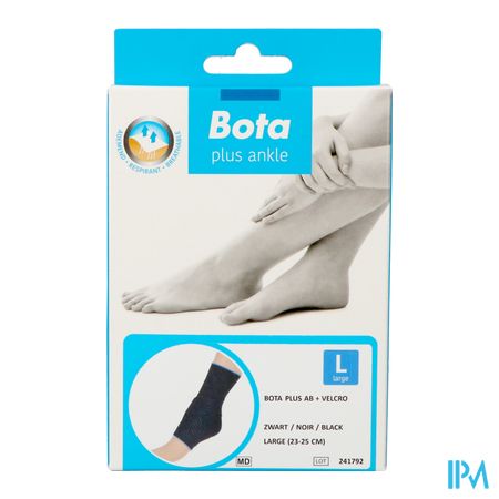 Bota Plus Enkelstuk+velcro Zwart l 23-25cm - Afbeelding 3