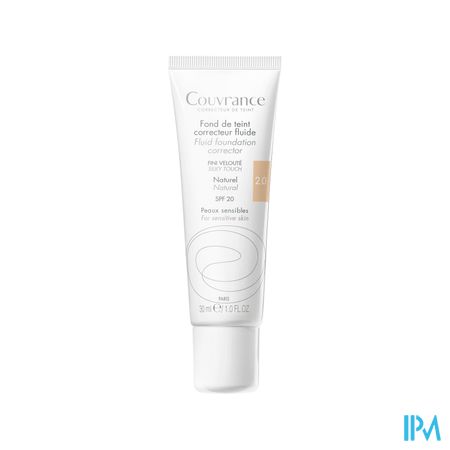 Avene Couvrance Fdt Correct. Fluide 2 Naturel 30ml - Afbeelding 4