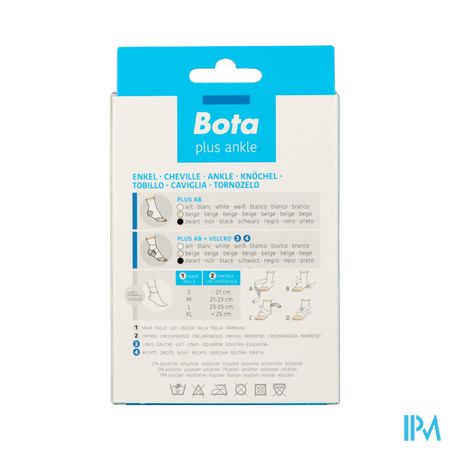 Bota Plus Enkelstuk+velcro Zwart l 23-25cm - Afbeelding 2
