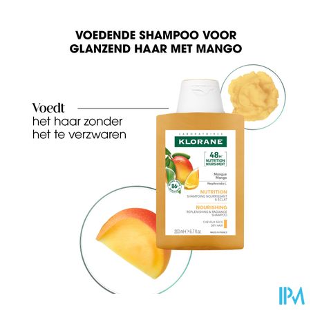Klorane Capil. Sh Mango 200ml Nf - Afbeelding 8