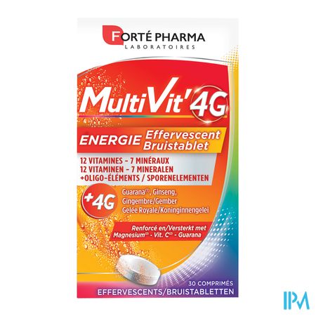 Multivit' 4g Energie Bruistabl. 30 - Afbeelding 2