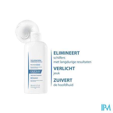 Ducray Squanorm Sh Droge Schilfers 200ml - Afbeelding 16