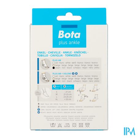 Bota Plus Enkelstuk+velcro Zwart l 23-25cm - Afbeelding 4