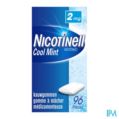 Nicotinell Cool Mint 2mg Kauwgom 96 - Afbeelding 2