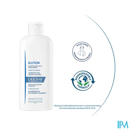 Ducray Elution Sh Zacht Evenwichtherstel. 400ml Nf - Afbeelding 5
