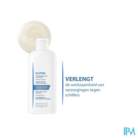 Ducray Elution Sh Zacht Evenwichtherstel. 400ml Nf - Afbeelding 6