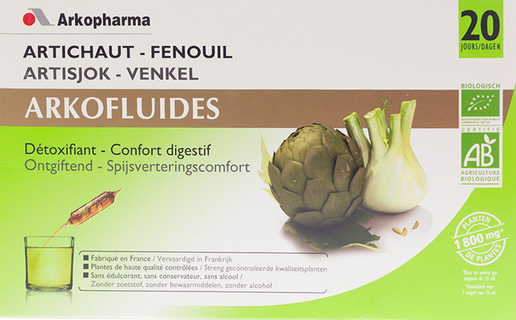 Arkofluide Artisjok Amp 20x15ml - Afbeelding 3
