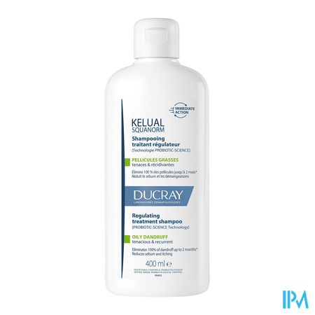 Ducray Kelual Squanorm Sh Vette Schilfers 400ml - Afbeelding 3