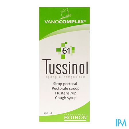 Vanocomplex N61 Tussinol Sir 150ml Unda - Afbeelding 2
