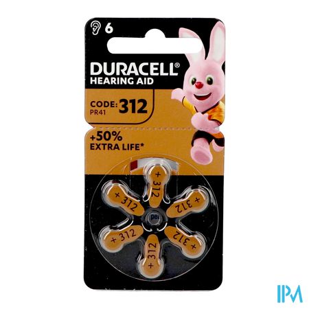 Duracell Easytab Hoorbatterij Da312 6 Bruin - Afbeelding 5