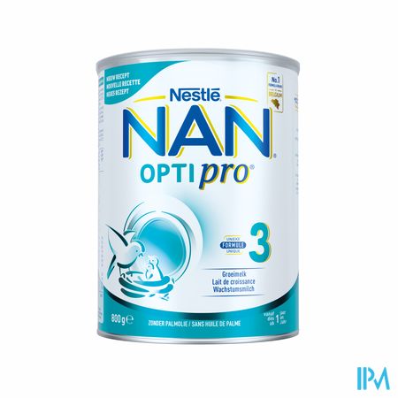 Nan Optipro 3 +1jaar Groeimelk Pdr 800g - Afbeelding 2