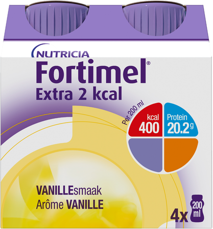 Fortimel Extra 2kcal Vanille 4x200ml - Afbeelding 15