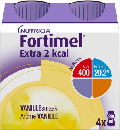 Fortimel Extra 2kcal Vanille 4x200ml - Afbeelding 13
