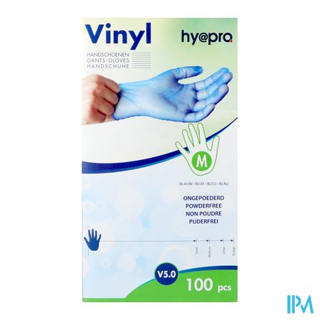 Pharmex Handschoenen Blauw Vinyl M Poedervrij 100 - Afbeelding 2