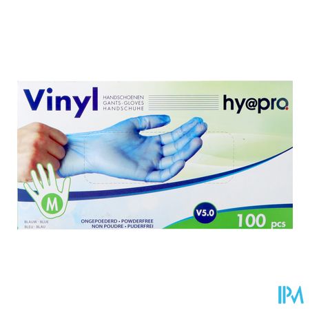 Pharmex Handschoenen Blauw Vinyl M Poedervrij 100 - Afbeelding 3